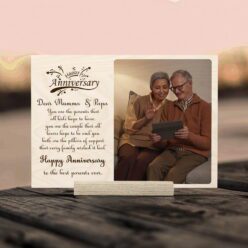 Anniversary wood print | Personalized | 8x10 Inch