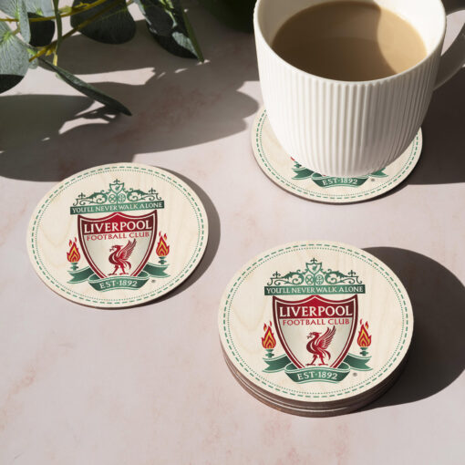 Liverpool Wooden Coaster | 4x4 Inch - Image 2