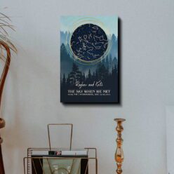 The Sky Map When We Met | Personalized