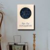 Sky Map of Birthdate | Personalized