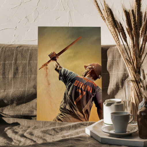 MS Dhoni Wood Print - Image 3