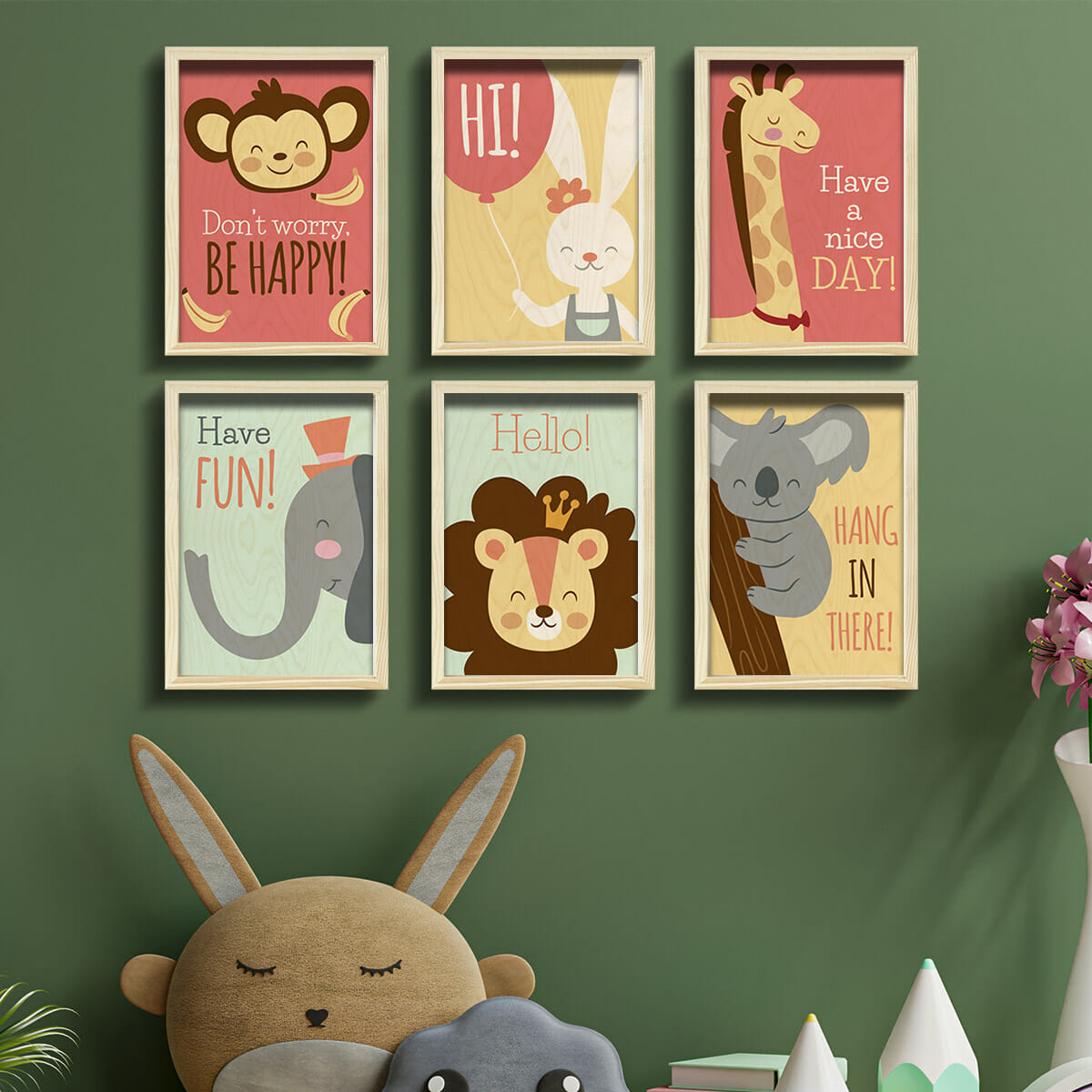Kids Room Pine Wood Frame | 12x8 inch - Image 2