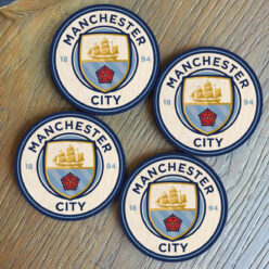 Manchester City Wooden Coaster | 4x4 Inch