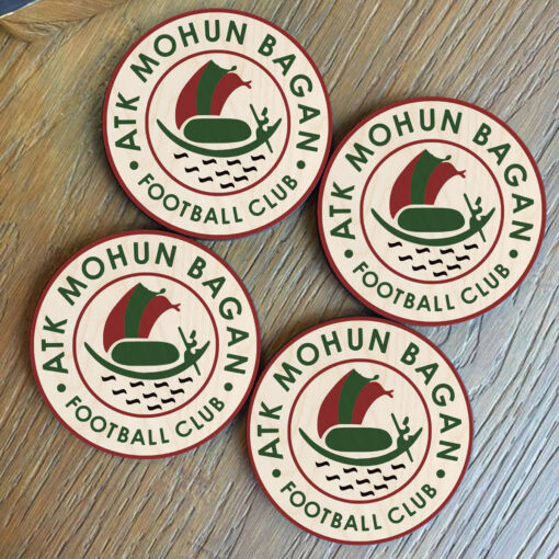 Premium ATK Mohun Bagan FC Coaster | 4x4 Inch - Image 2