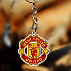 Manchester United Wooden Keychain