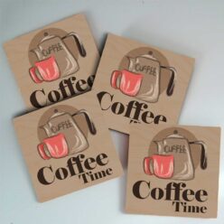 Coffee Time Coaster | 4x4 Inch