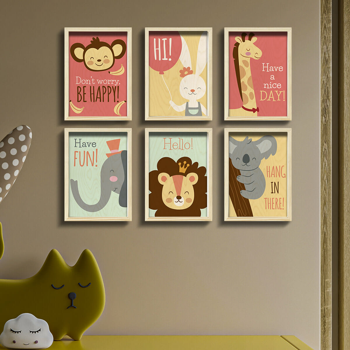 Kids Room Pine Wood Frame | 12x8 inch - Image 3