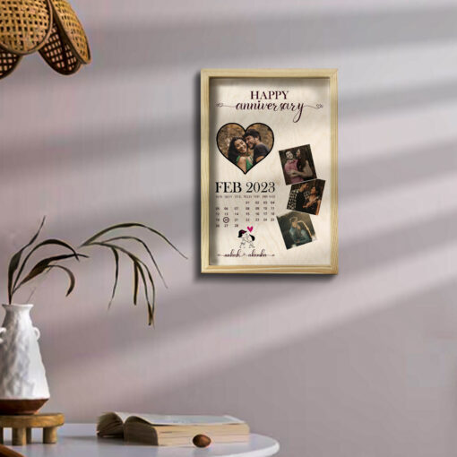 Anniversary Collage Picture Frame | Personalized | 12x8 Inches - Image 4