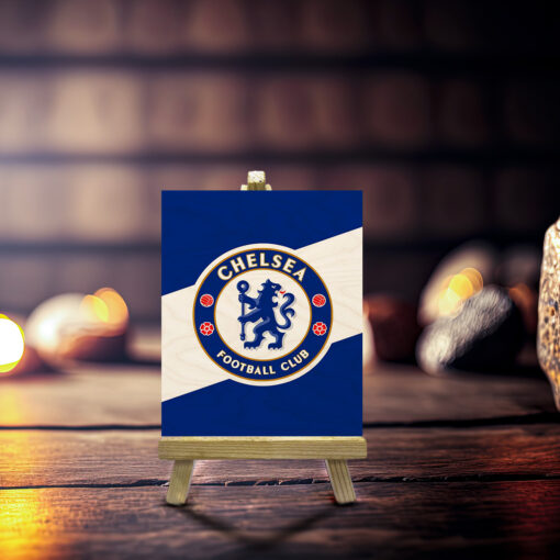 Minimalist Chelsea Wood Print With Easel Stand | 4X6 Inches - Image 3