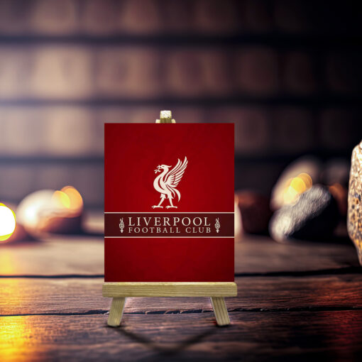 Minimalist Liverpool Wood Print With Easel Stand | 4X6 Inches - Image 3