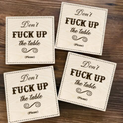 Wooden drink coasters | Personalized | 4x4 Inch