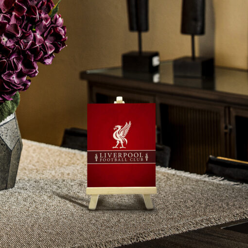 Minimalist Liverpool Wood Print With Easel Stand | 4X6 Inches - Image 4