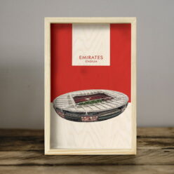 Wall Art of The Arsenal Emirates Stadium