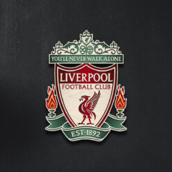 Handcrafted Wooden Liverpool Crest | 14x11 Inch