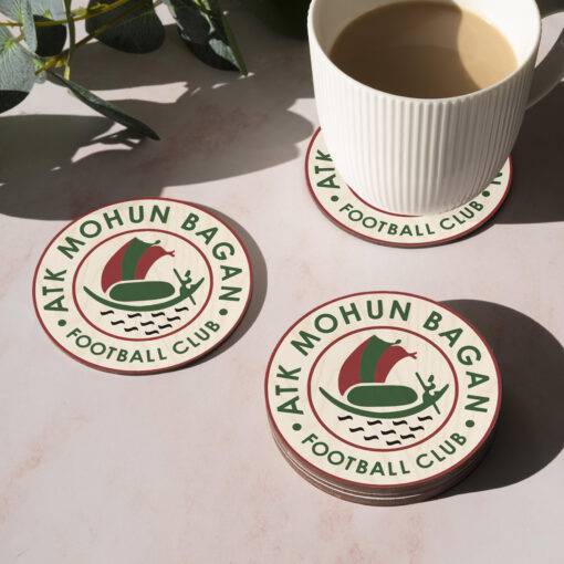 Premium ATK Mohun Bagan FC Coaster | 4x4 Inch - Image 4