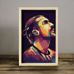 Zlatan Ibrahimović Wooden Pine Frame