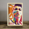 Cristiano Ronaldo Wooden Pine Frame