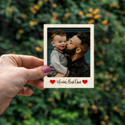Best Dad Wooden Fridge Magnet | Personalized | 3x4 Inch