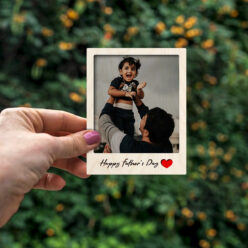 Happy Father's Day Wooden Fridge Magnet | 3x4 Inch