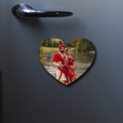 Heart Shape Magnet | Personalized | 4x3.5 Inch