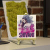 Watercolor Wood Print With Easel Stand | Personalized | 4X6 Inches