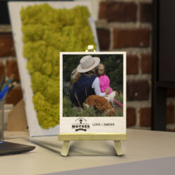 Best Mother in The World Wood Print With Easel Stand | 4X6 Inches