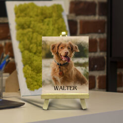 Pets Lover Wood Print With Easel Stand | 4X6 Inches