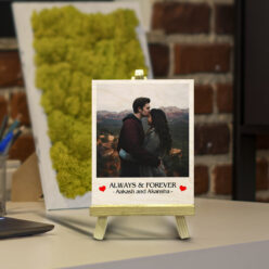 Custom Text with Picture | Wooden | 4x6 Inches