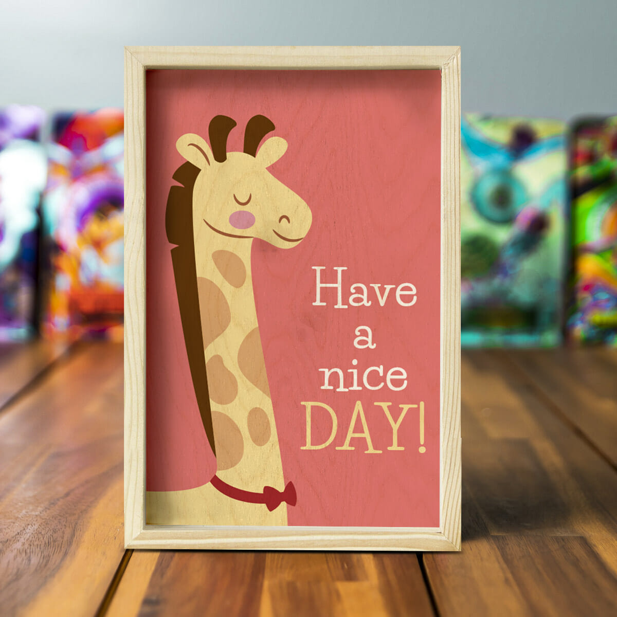 Kids Room Pine Wood Frame | 12x8 inch - Image 5