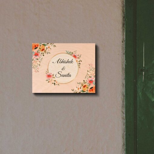 Floral Nameplate | Personalized - Image 3