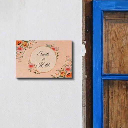 Floral Nameplate | Personalized - Image 5
