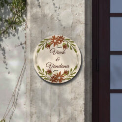 Nature’s Touch Wooden Nameplate | Personalized | 12x12 inches