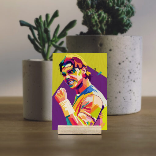 Rafael Nadal Wood Print - Image 4