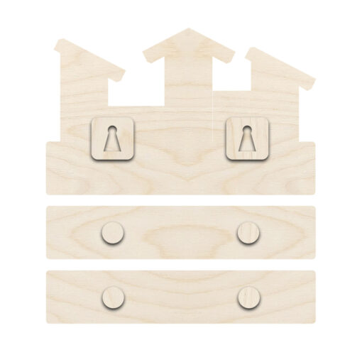 Our Happy Place Wooden Nameplate - Image 8
