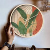 Nature Geometry Wooden Wall Clock