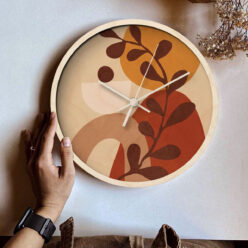 Abstract Art Wooden Wall Clock