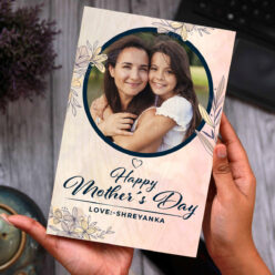 Happy Mom Picture Wood Print | Personalized