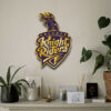 Handcrafted Wooden Kolkata Knight Riders Crest