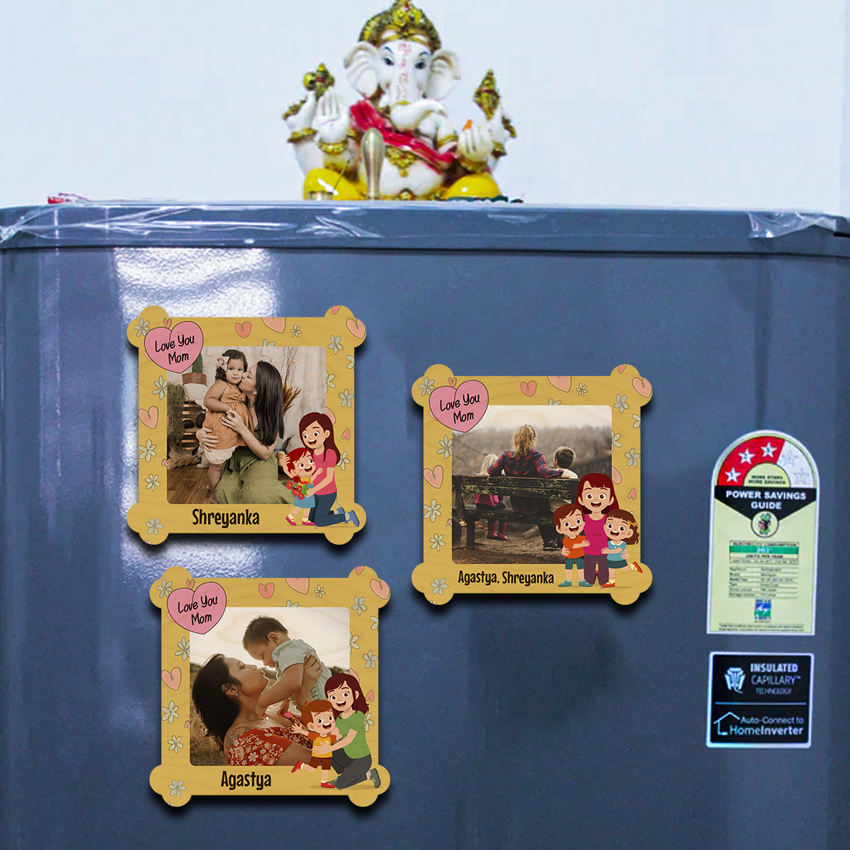 Mom Fridge Magnet | Personalized | 4*4 Inch - Image 6