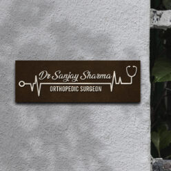 Doctors Name Board Design | Personalized | 12x4 inch