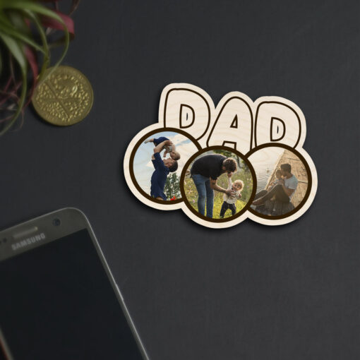 Fridge Magnet For Dad | Personalized | 4x3 inches - Image 3