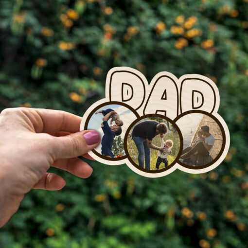 Fridge Magnet For Dad | Personalized | 4x3 inches - Image 4