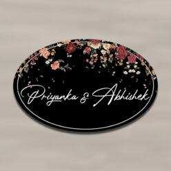 Dark Elegant Nameplate | Personalized | 12x8 inches