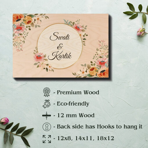 Floral Nameplate | Personalized - Image 6