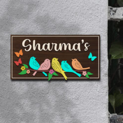 Handcrafted Wooden Name Plate | Personalized