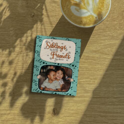 Personalized Sibling Magnet | Wooden