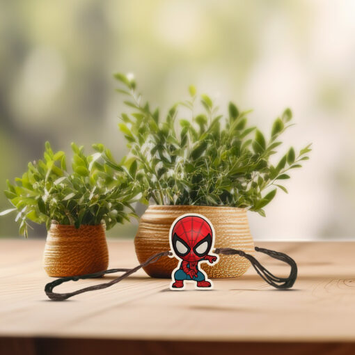 Spiderman Wooden Rakhi - Image 3