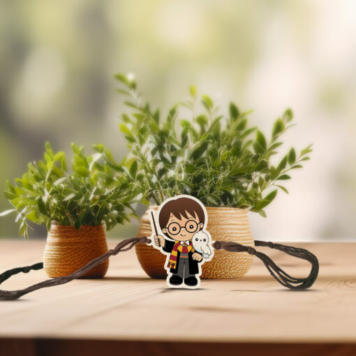 Harry Potter Wooden Rakhi - Image 3