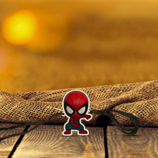 Spiderman Wooden Rakhi - Image 4