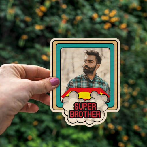 Personalized Brother Magnet | Wooden